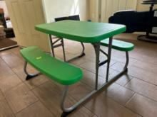 plastic folding picnic table for kids