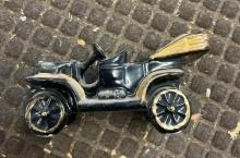 antique ceramic car