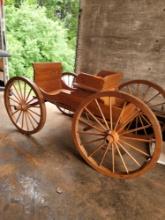 antique wooden wagon