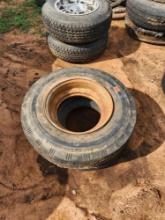 2 used mobile home trailer tires 7-14.5mh