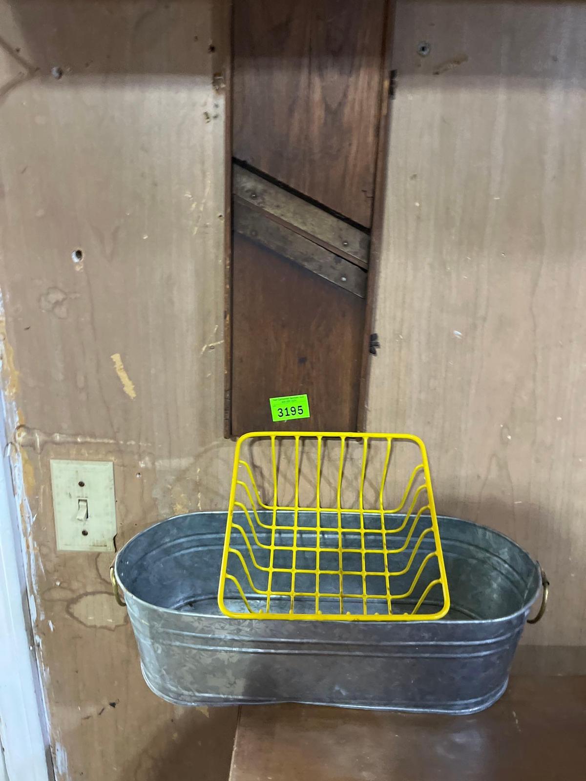 galvanized wash tub