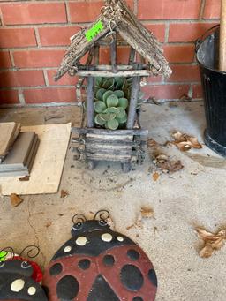 Planter with plant