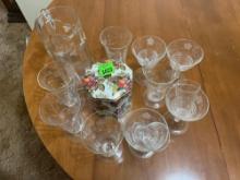 wine glasses