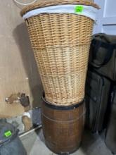 Wicker basket and more