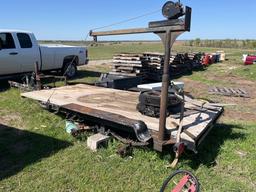 12ft x 5ft flatbed trailer