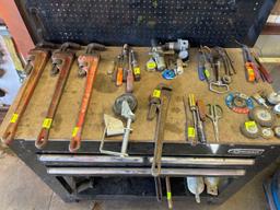 work desk, tool box