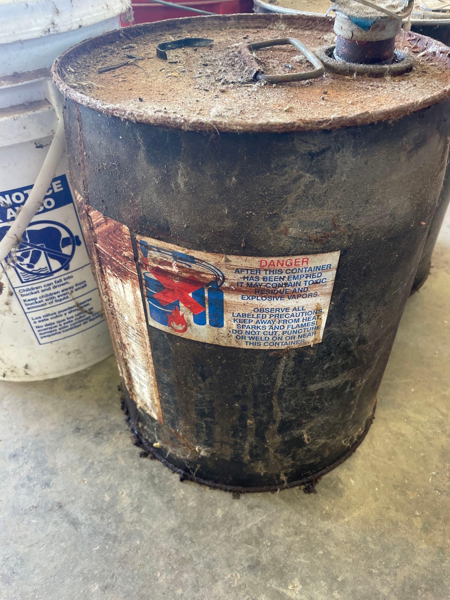 5 gallon buckets, gear oil, first defense cleaner,glycol ether, methyl