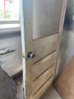 36in exterior door and 24in hollow interior door