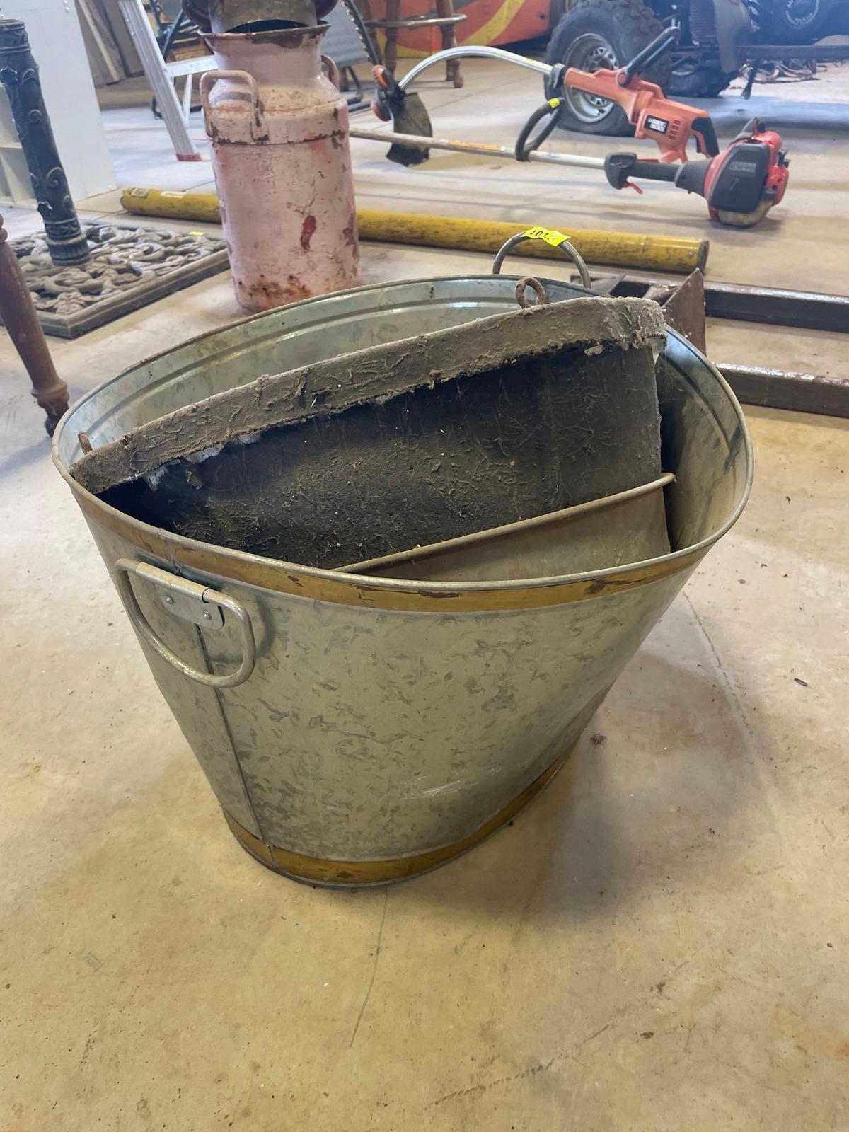 metal buckets