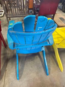 wood Adirondack chair