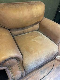 leather love seat