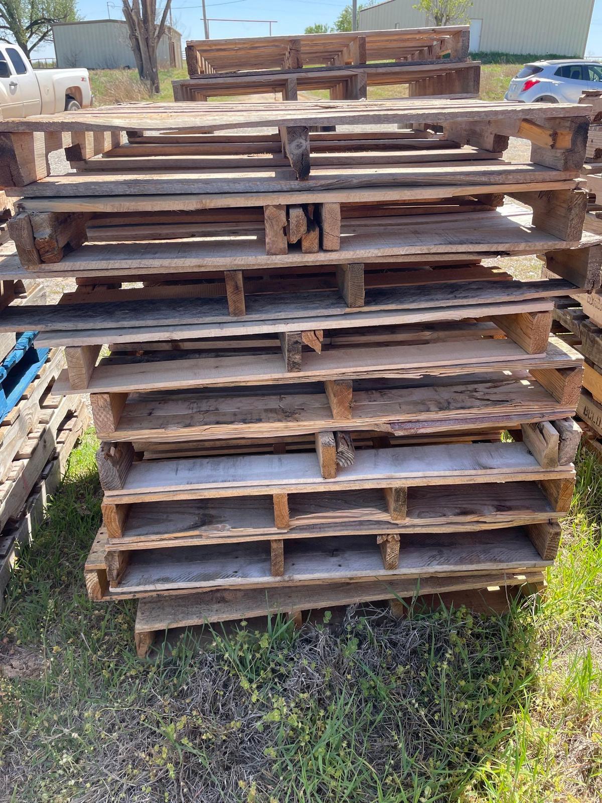 wooden pallets