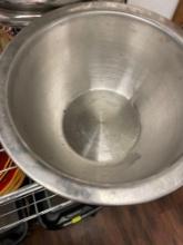 Metal bowl and pot