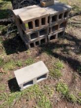 concrete cinderblocks