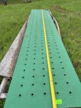 Grain drill standing platform