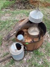 Metal wash tub