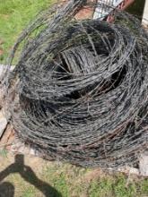 Used barbed wire