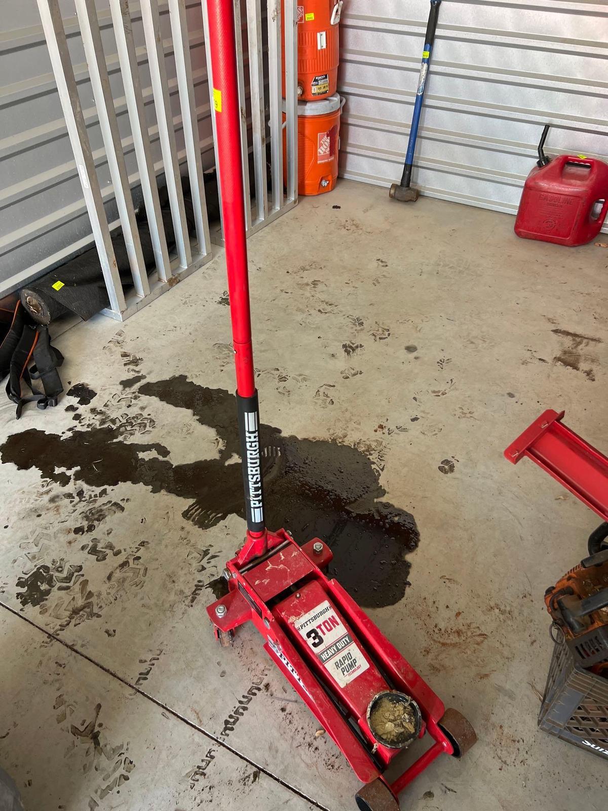 Pittsburg 3 ton floor jack