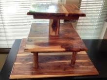 3 tier cedar table