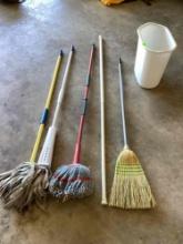 mops and brooms