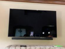 65 inch Samsung flatscreen and soundbar