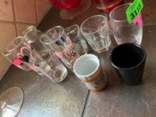 11 shot glasses