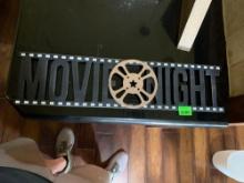 movie night sign
