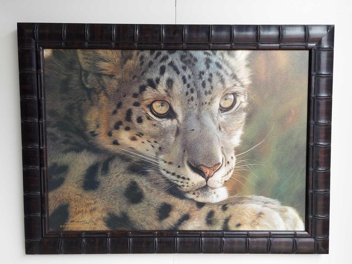 Framed Leopard Art