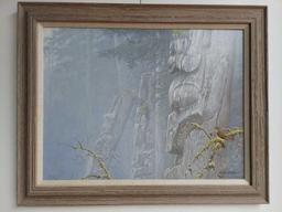 Framed Nature Scene by Robert Bateman