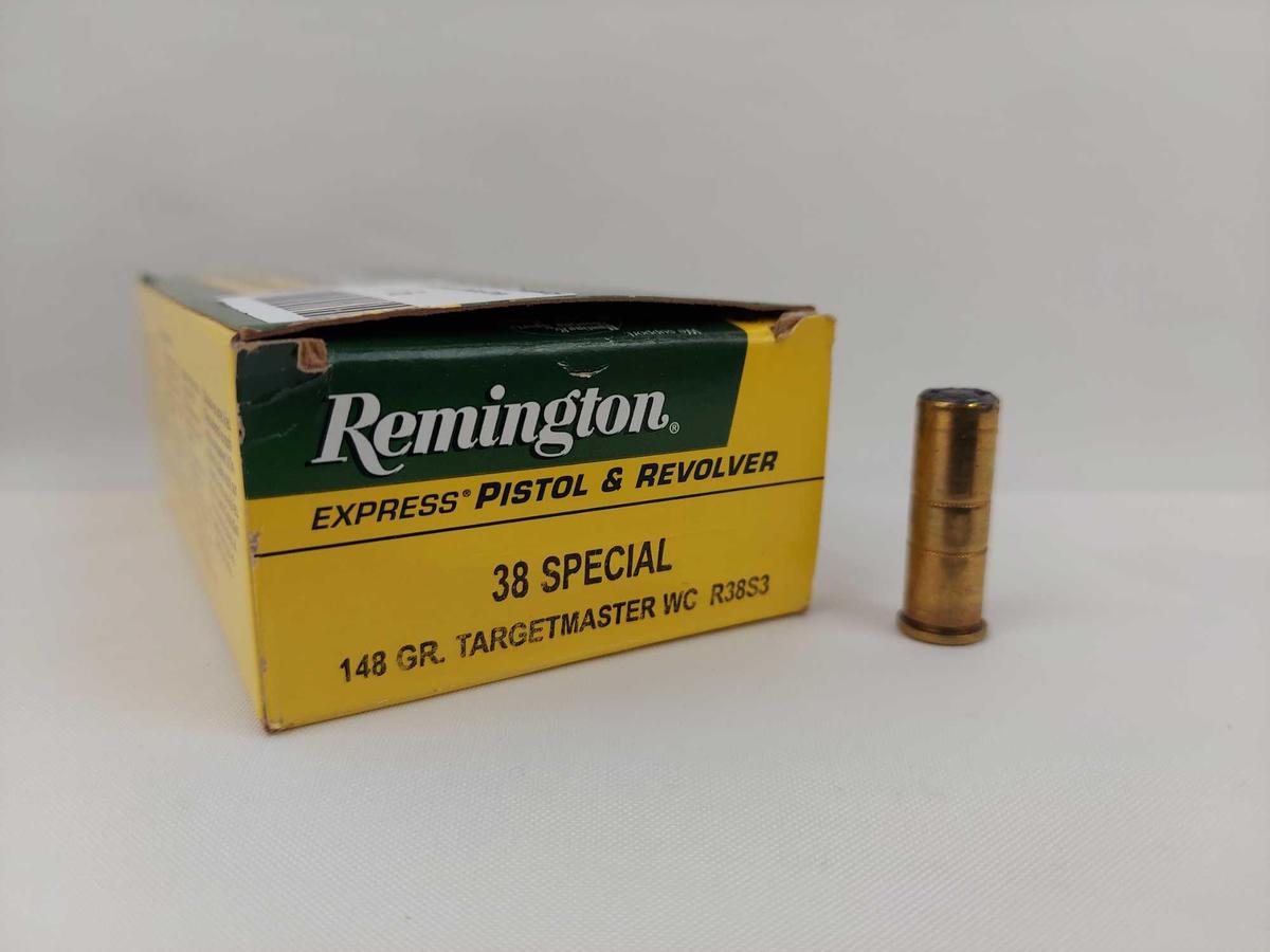 Remington .38 Special 148 GR Targetmaster 50 rounds