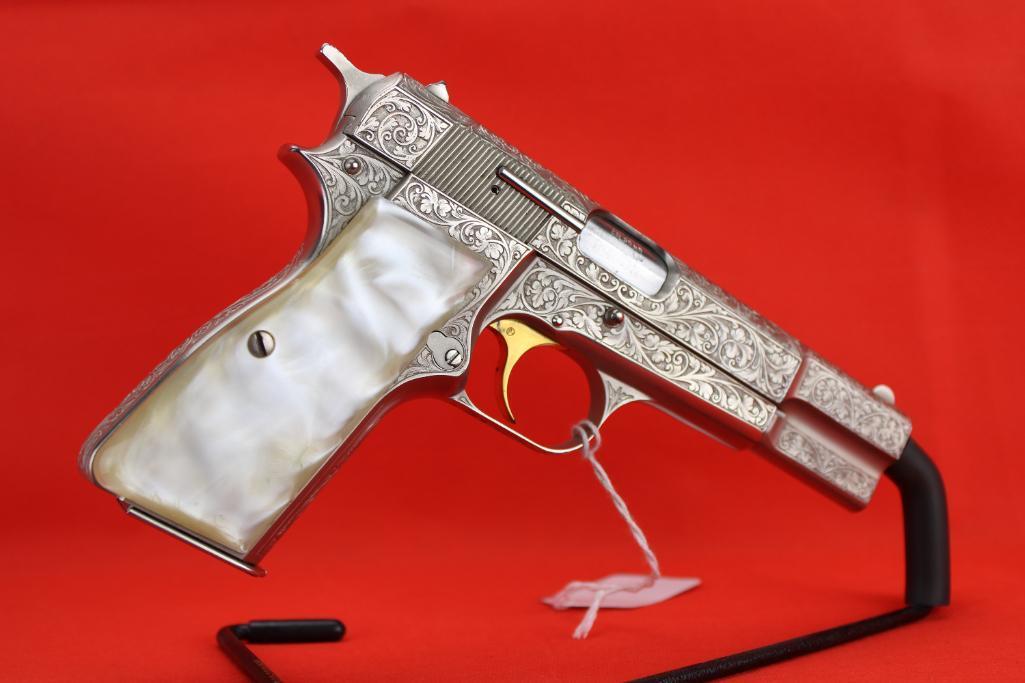 Browning Renaissance Hi Power Engraved