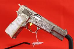 Browning Renaissance Hi Power Engraved