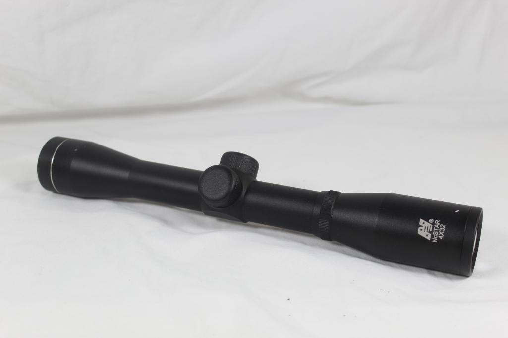 NcSTAR 4X32 rifle scope. Like new in box.