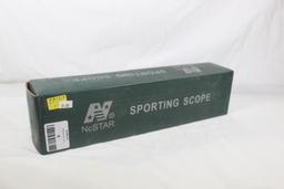 NcSTAR 4X32 rifle scope. Like new in box.