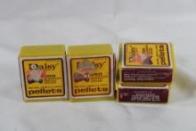 Four boxes of Daisy 22 cal pellets.