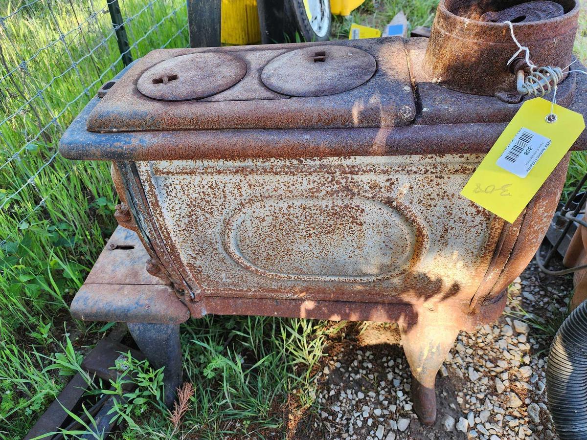 Old wood burning stove. Used.