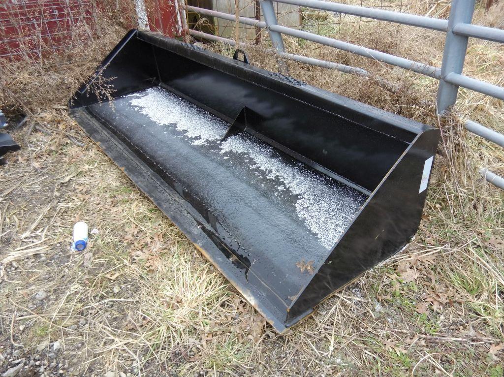 NEW 96" Skid loader smooth bottom bucket