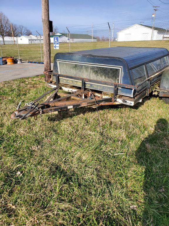 Truck cap and trailer