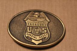 Department of the treasury special agent buckle