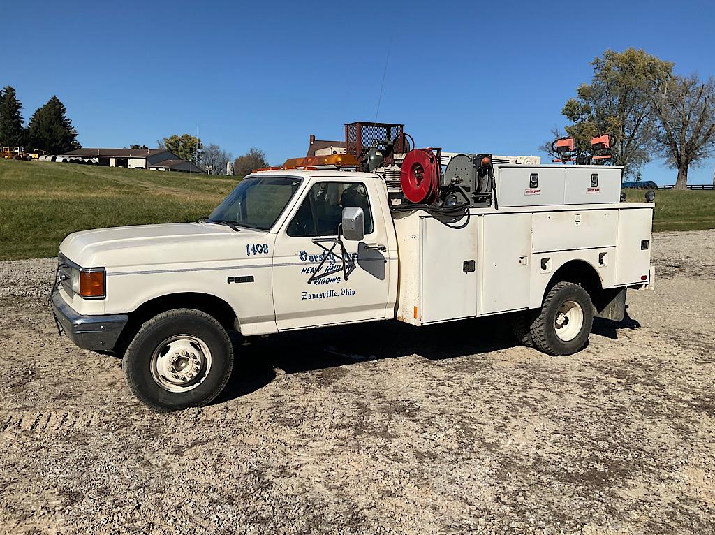 1989 FORD F SUPER DUTY SERVICE TRUCK