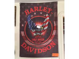 HARLEY DAVIDSON AMERICANA STYLE FLAG
