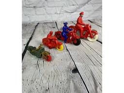 MOTORCYCLES PLASTIC TOYS SET OF 4