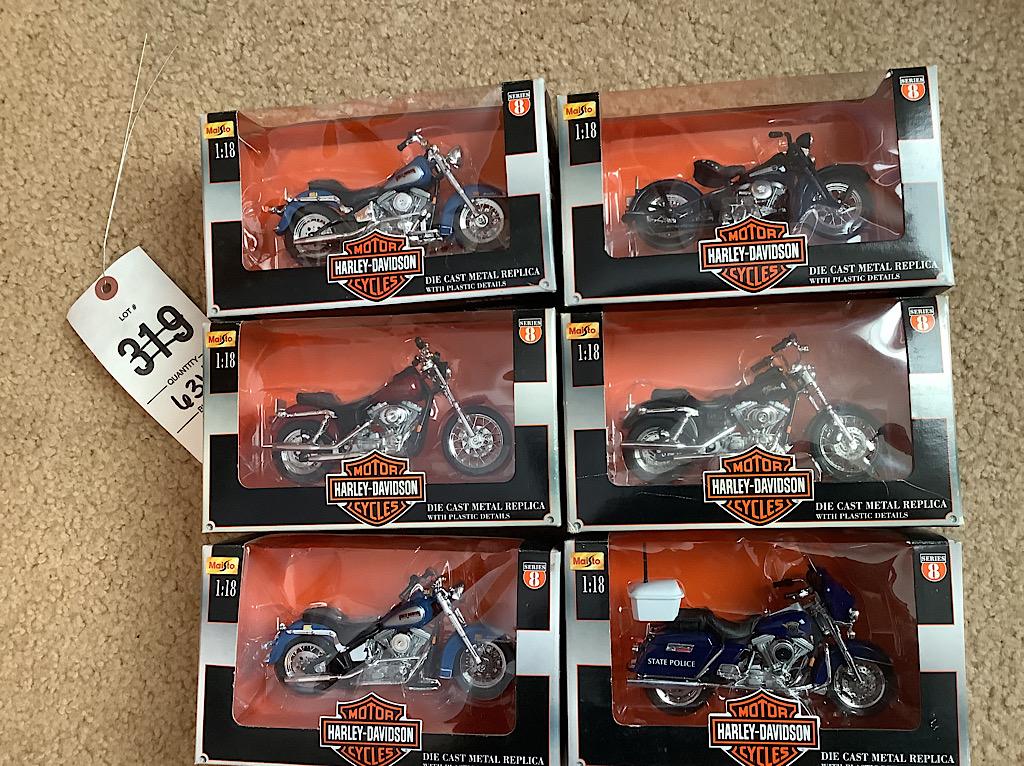 HARLEY DAVIDSON 1:18 SCALE DIECAST