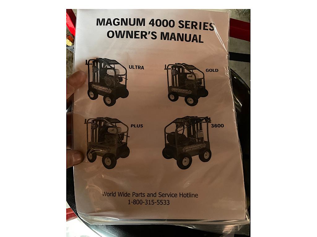 MAGNUM 4000 SERIES HOT WATER PRESSURE WASHER