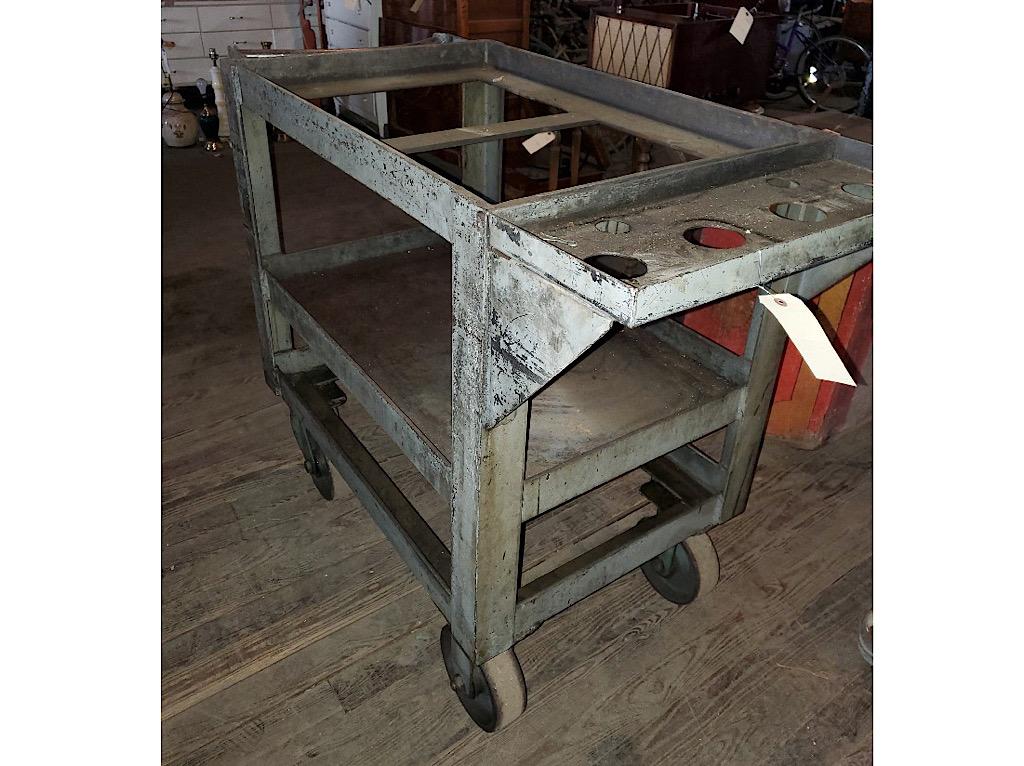 STEEL SHOP CART FRAME