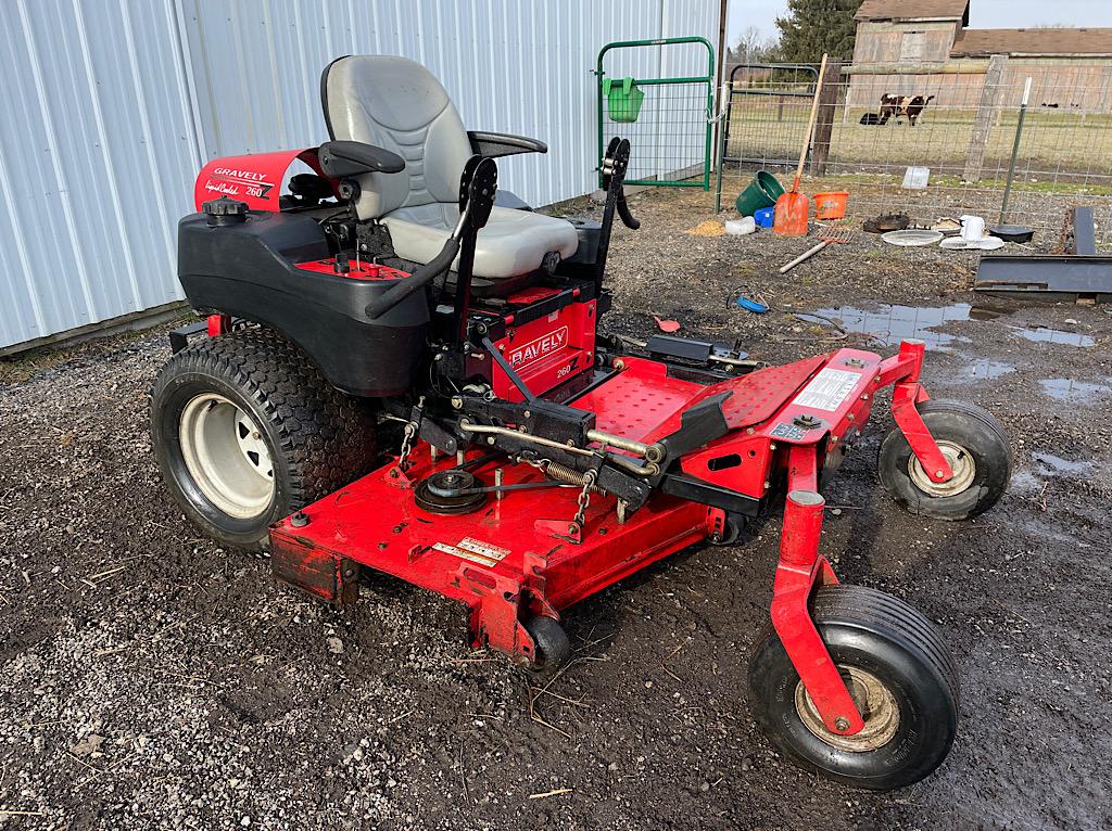 GRAVELY 260Z ZERO TURN MOWER