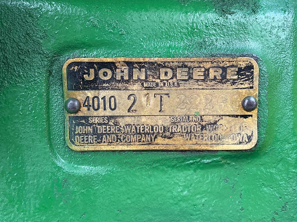 1963 JOHN DEERE 4010 DIESEL