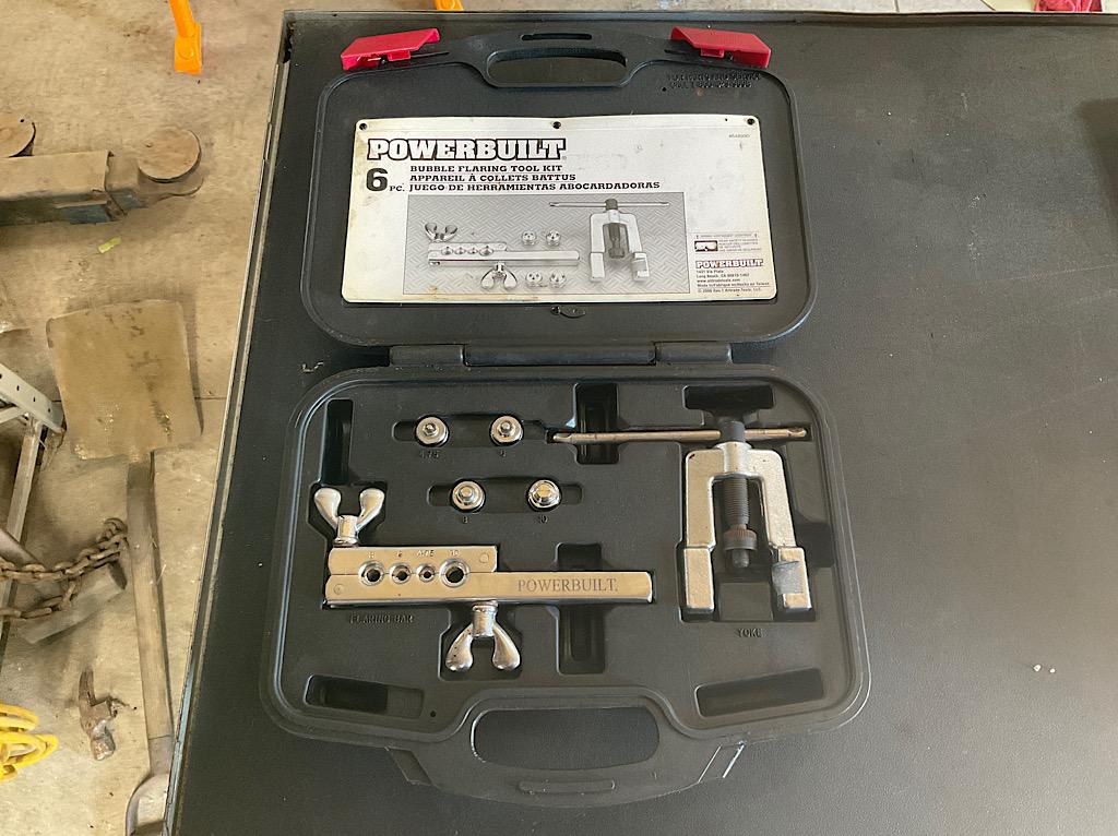 POWERBUILT 6 PC BUBBLE FLARING TOOL KIT