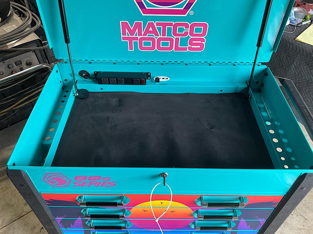 MATCO TOOLS HEAVY DUTY SERVICE CART 80’S SEERIES