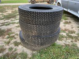 SET OF 4 24.5 TIRES